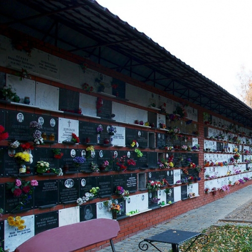 Колумбарий Долгопрудненского кладбища Москвы